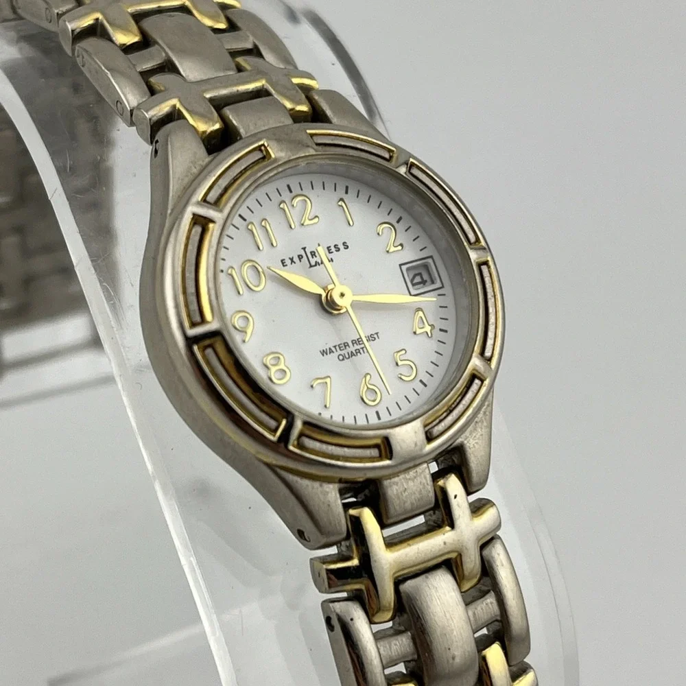 LA Express Watch‎ Women 24mm Silver Case 6.75